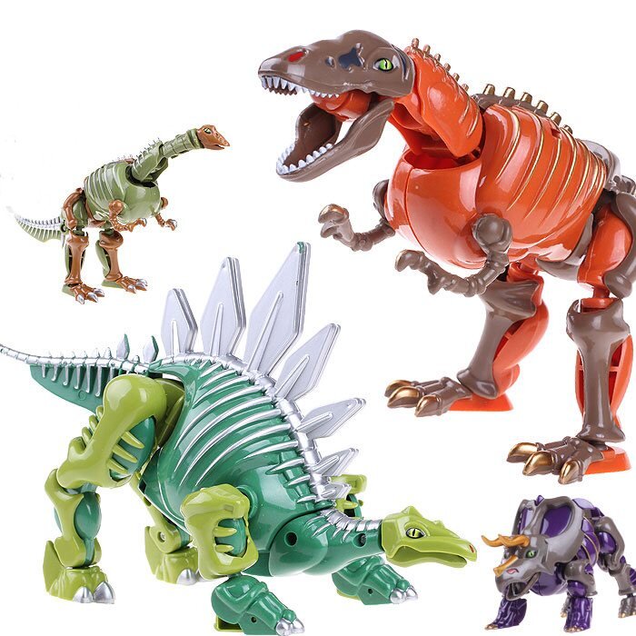 Динозавр трансформер "Тираннозавр Рекс" Crazy Dragon Warrior 20 см